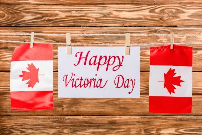 Happy Victoria Day flags