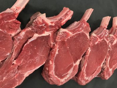 red veal chops