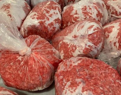 Ground Beef in 1 lb. packaging